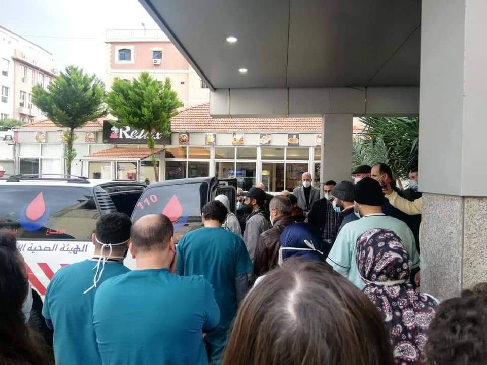 مالك  مستشفى جبل عامل يودّعها الوداع الأخير بعد أن أودى كورونا بحياته..