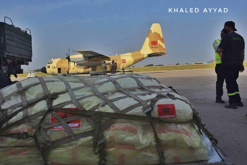 مساعدات غذائية من المملكة المغربية للجيش والشعب اللبناني