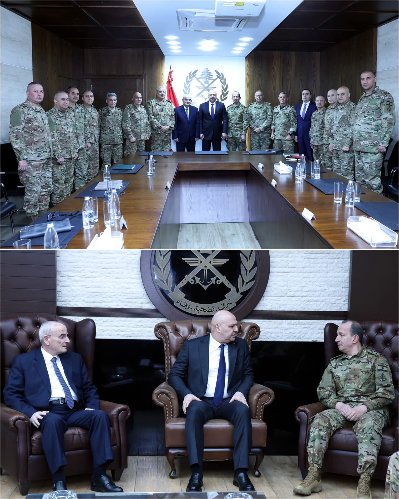 الرئيس جوزاف عون زار وزير الدفاع وقيادة الجيش في اليرزة: