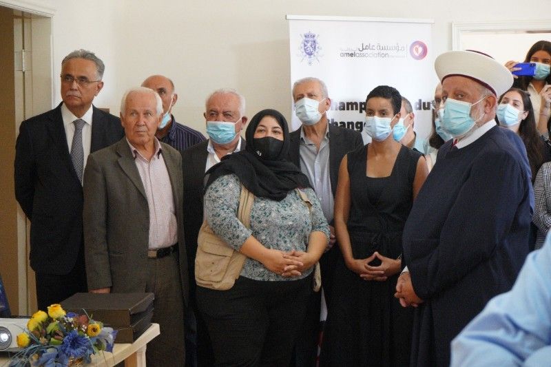 بالصور:كيتير زارت مركز مؤسسة عامل في الخيام: متضامنون مع الناس في محنتهم