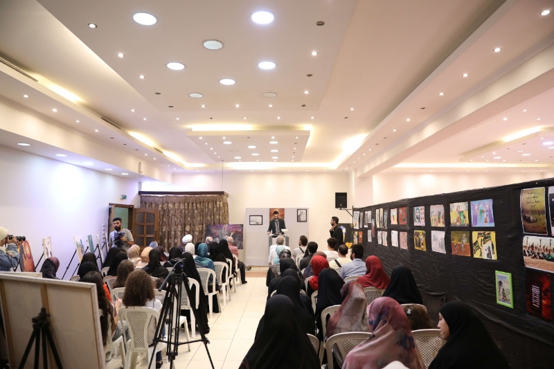 بالصور:معرض طيف كربلاء وجوائز الفنون العاشورائية في بيروت