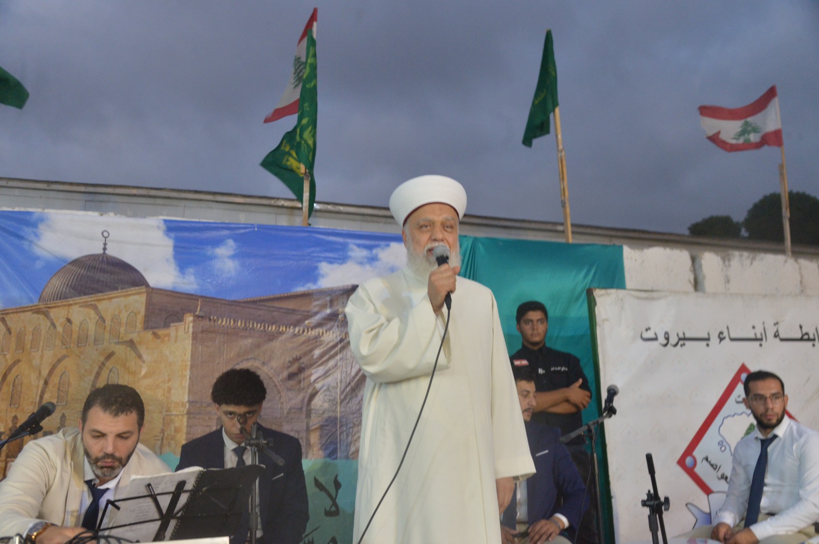 أحتفلت رابطة أبناء بيروت بذكرى المولد النبوي الشريف في حرش بيروت التراثي.