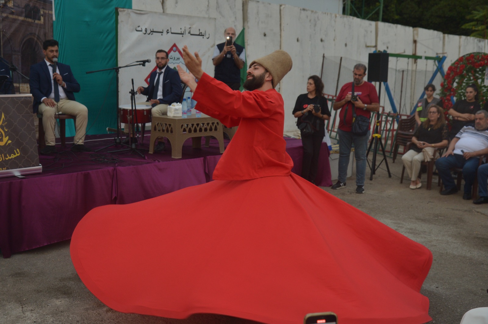 أحتفلت رابطة أبناء بيروت بذكرى المولد النبوي الشريف في حرش بيروت التراثي.