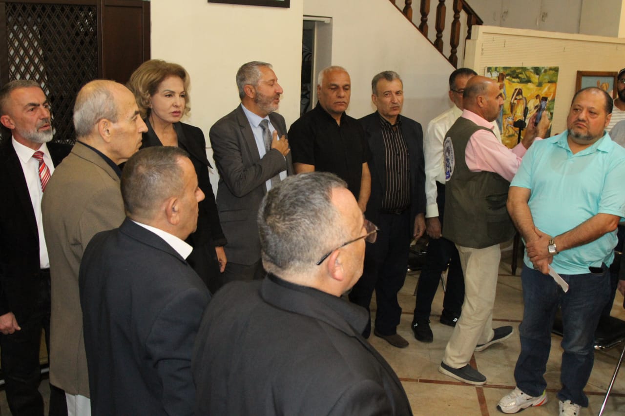 بالصور:لقاء وطني حاشد تضامناً مع يحيى سكاف و الأسرى في دار الندوة: