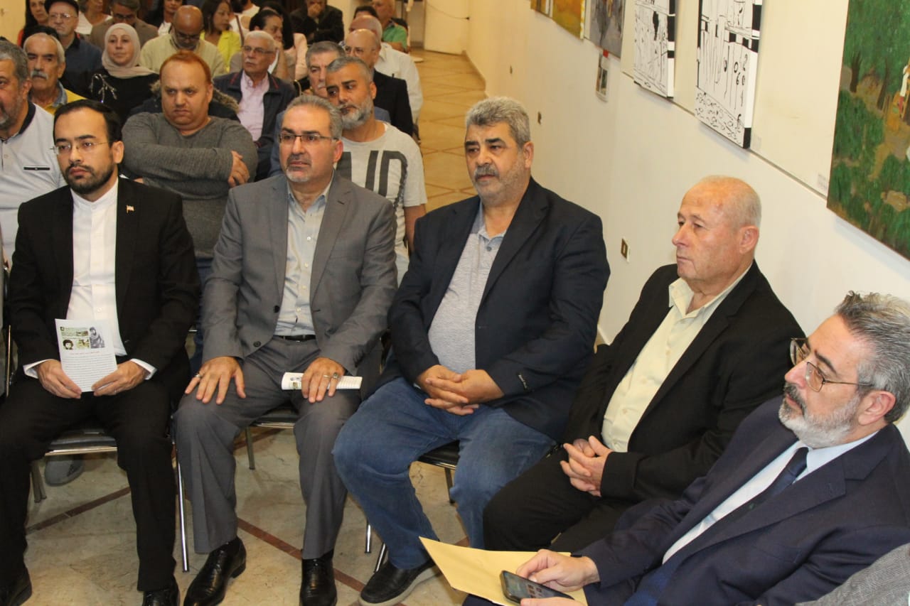 بالصور:لقاء وطني حاشد تضامناً مع يحيى سكاف و الأسرى في دار الندوة: