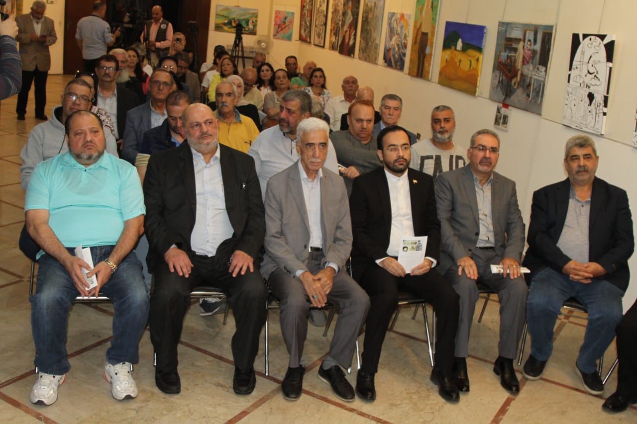 بالصور:لقاء وطني حاشد تضامناً مع يحيى سكاف و الأسرى في دار الندوة: