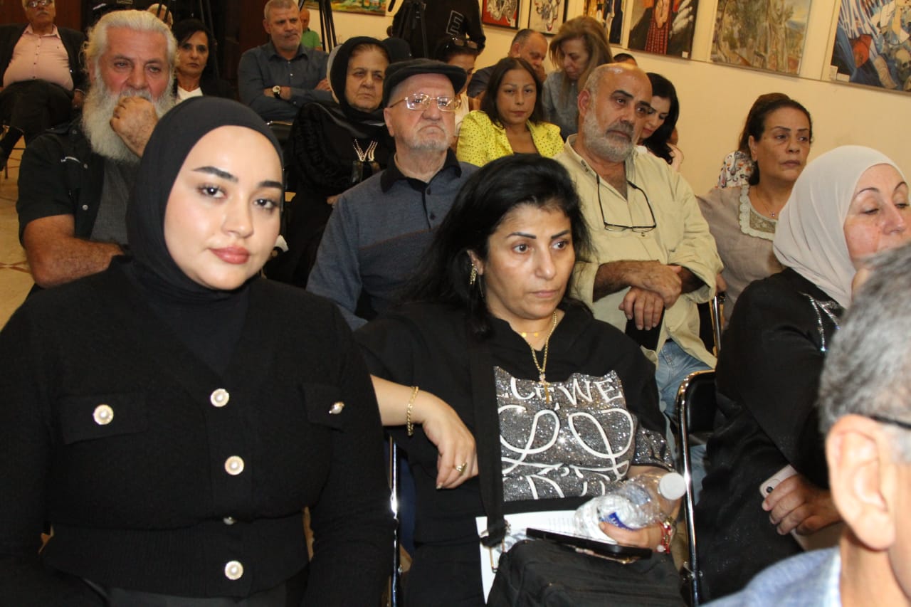 بالصور:لقاء وطني حاشد تضامناً مع يحيى سكاف و الأسرى في دار الندوة: