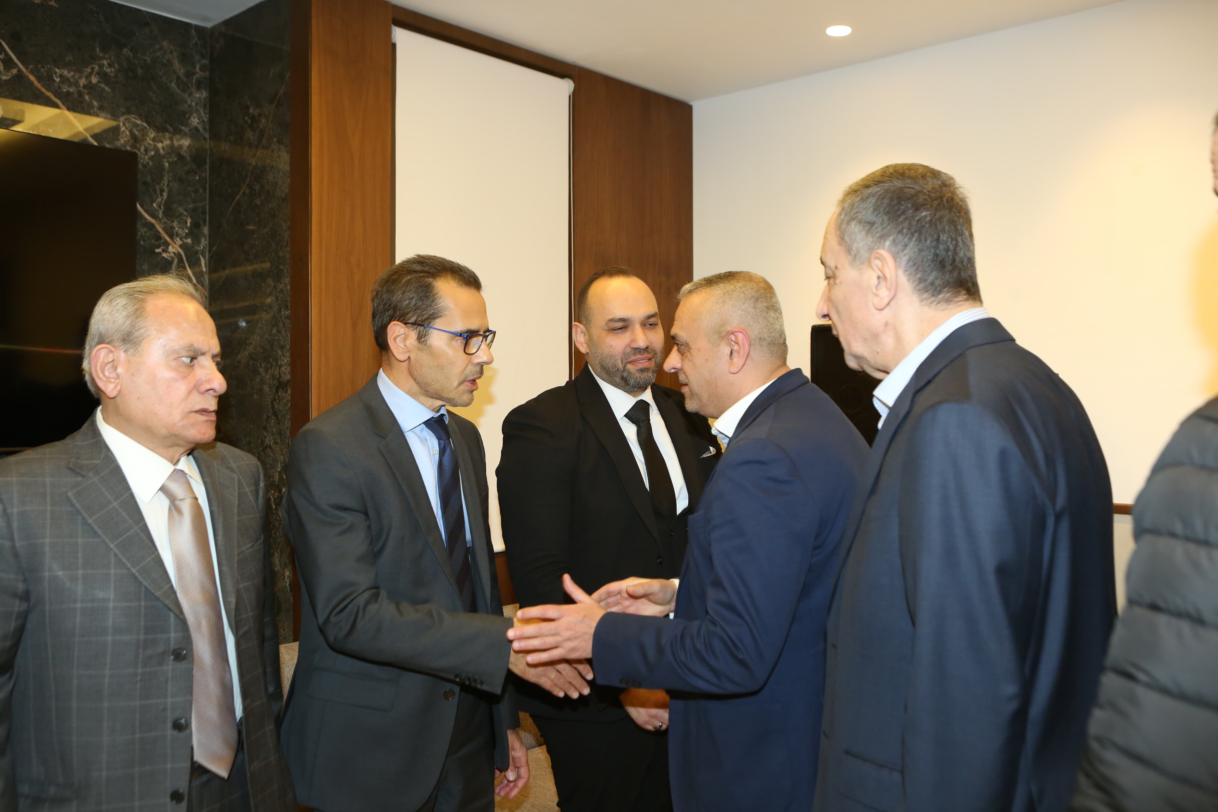 بالصور:حفل تأبين في ذكرى أسبوع رحيل الكاتب بالعدل في بيروت الاستاذ جلال ذكريا علامة  بمشاركة شخصيات سياسية ودينية