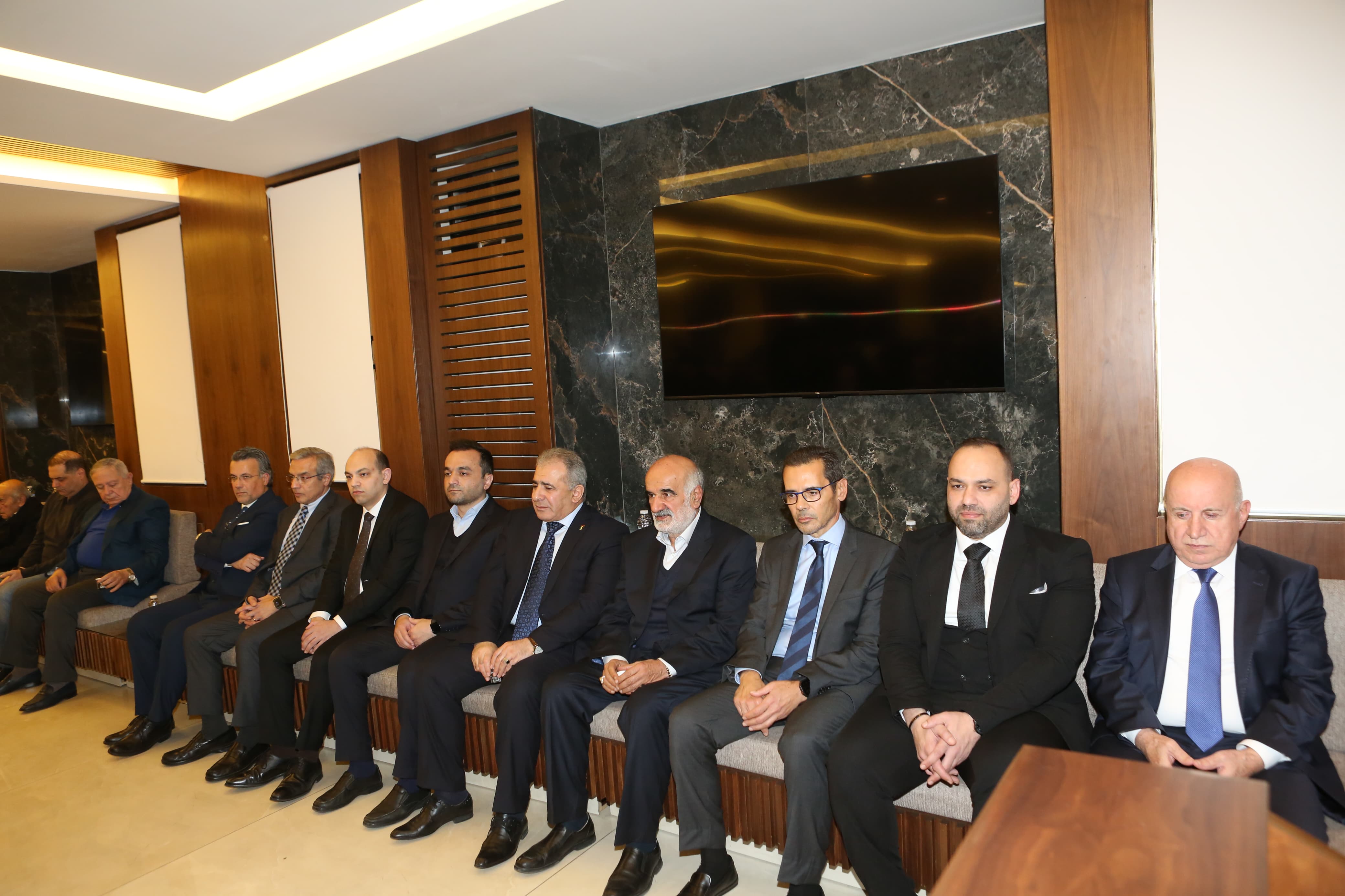 بالصور:حفل تأبين في ذكرى أسبوع رحيل الكاتب بالعدل في بيروت الاستاذ جلال ذكريا علامة  بمشاركة شخصيات سياسية ودينية