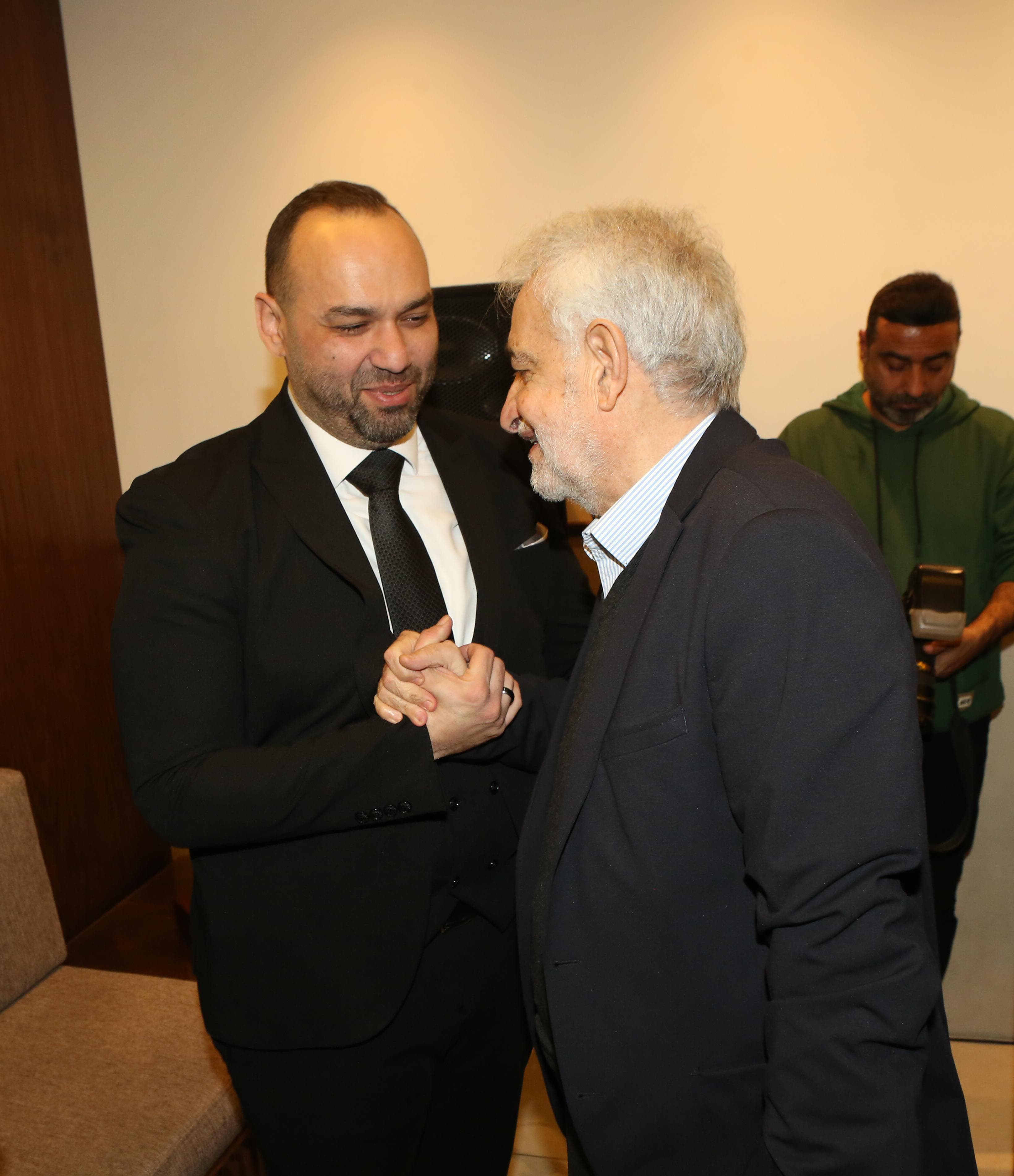 بالصور:حفل تأبين في ذكرى أسبوع رحيل الكاتب بالعدل في بيروت الاستاذ جلال ذكريا علامة  بمشاركة شخصيات سياسية ودينية