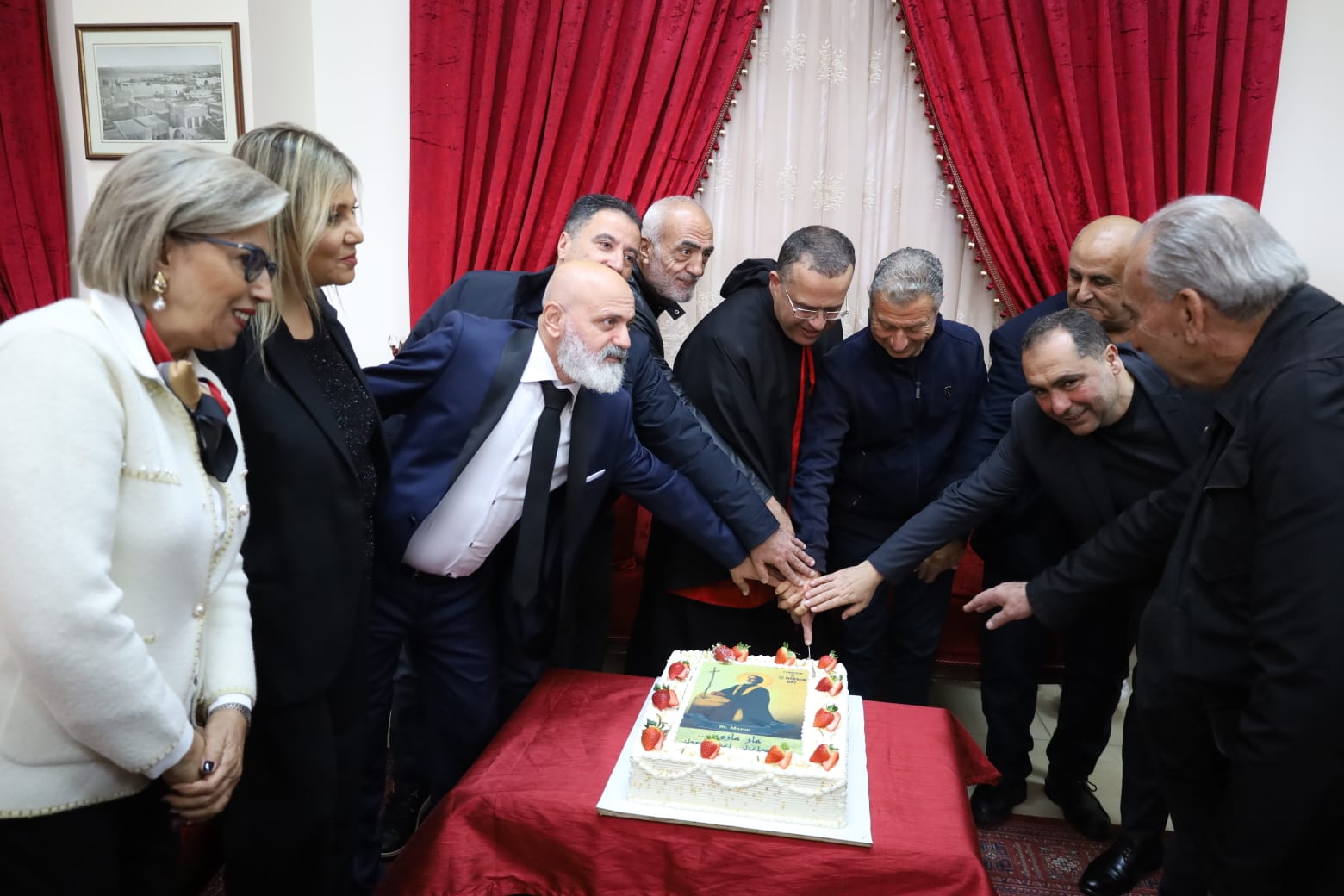 من الجرمق، في ليلة عيد شفيعها مار مارون،