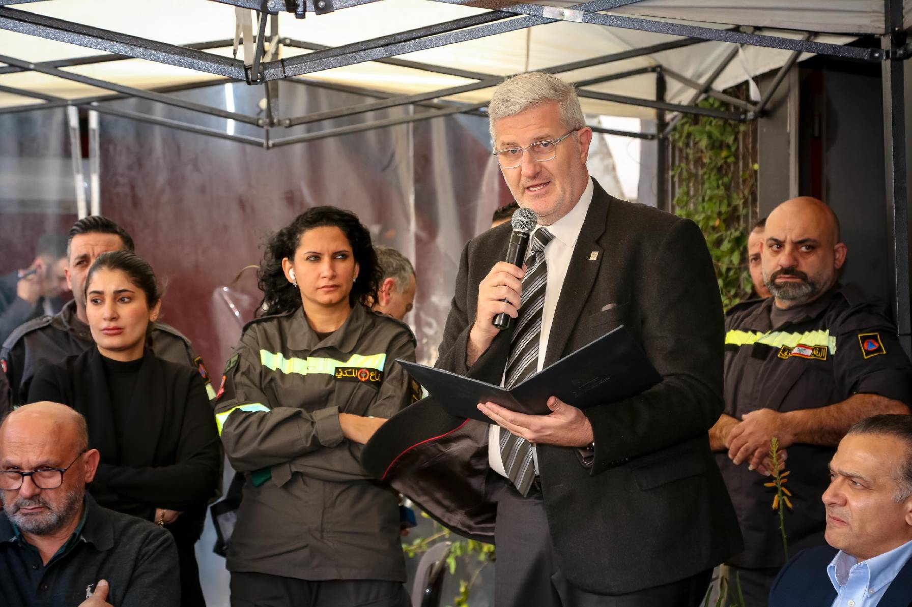 خريش تسلم آلية إطفاء هبة مقدمة من إرادة لصالح الدفاع المدني