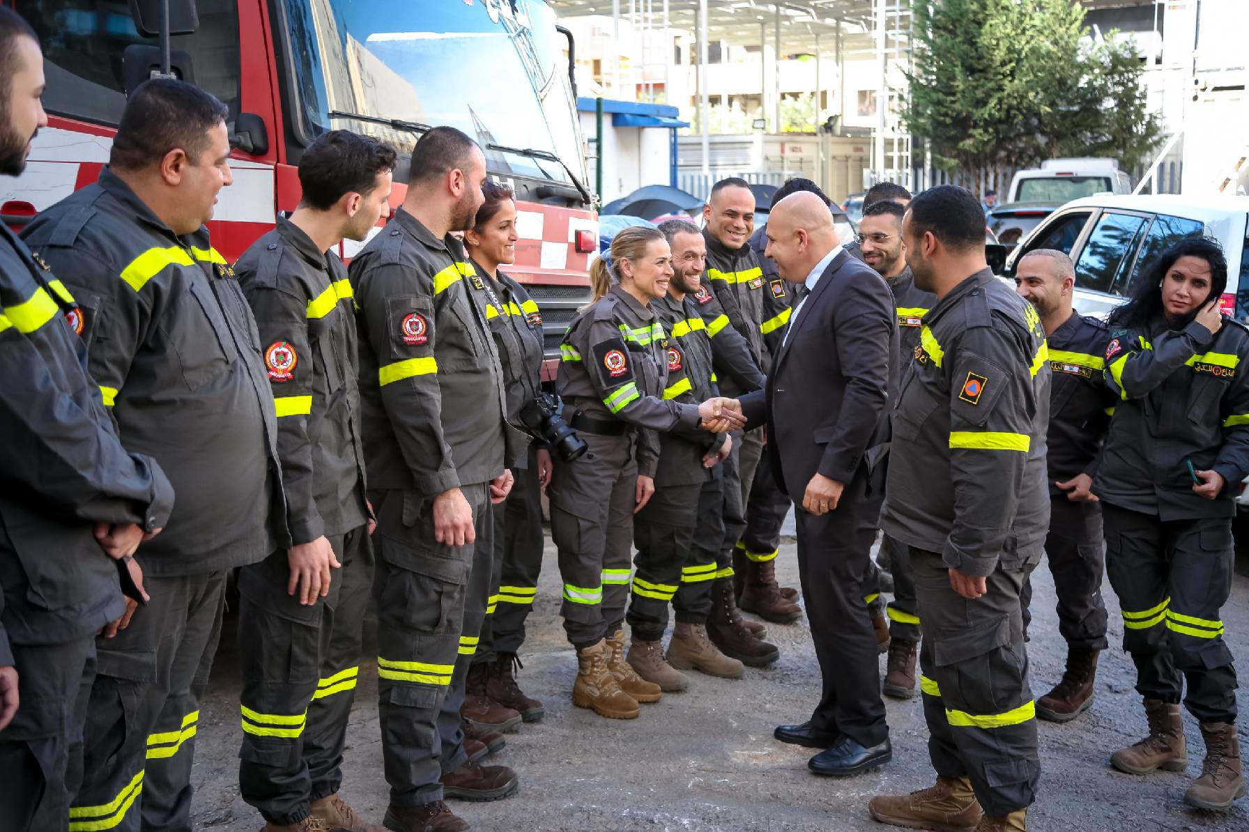 خريش تسلم آلية إطفاء هبة مقدمة من إرادة لصالح الدفاع المدني