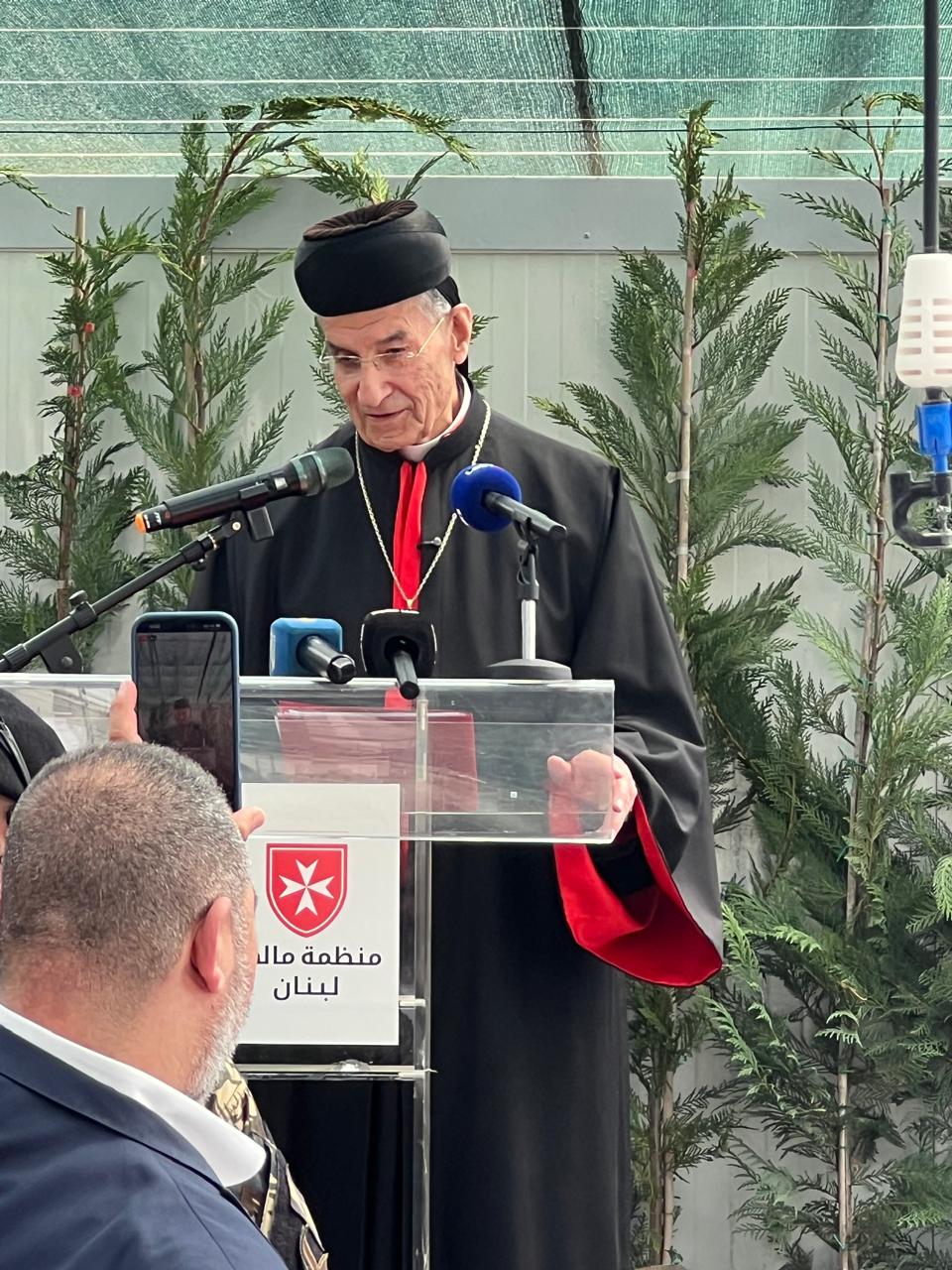 رئيس بلدية الجرمق جان شديد يواكب الزيارة الرعوية في قضاء جزين ويتفقد اوضاع بلدته واكب رئيس بلدية 