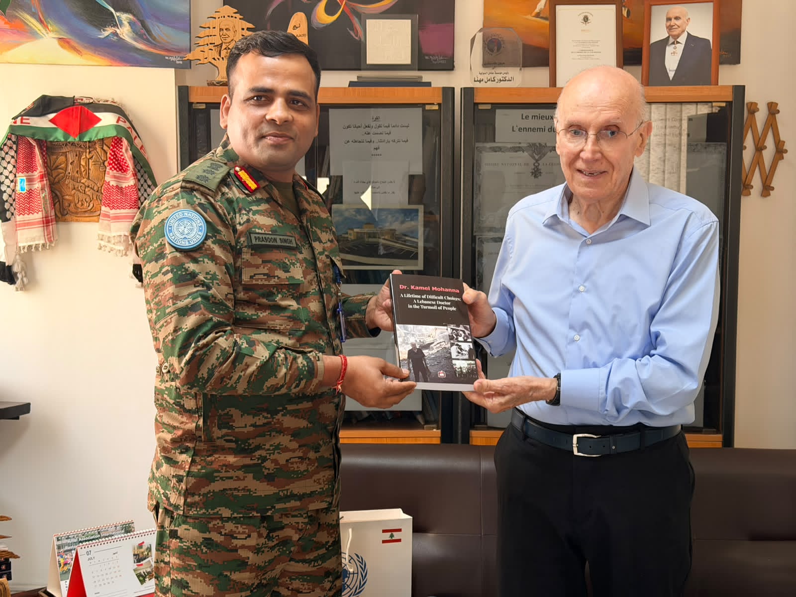وفد من الكتيبة الهندية في «اليونيفيل» يزور مؤسسة عامل لبحث تعزيز التعاون في جنوب لبنان