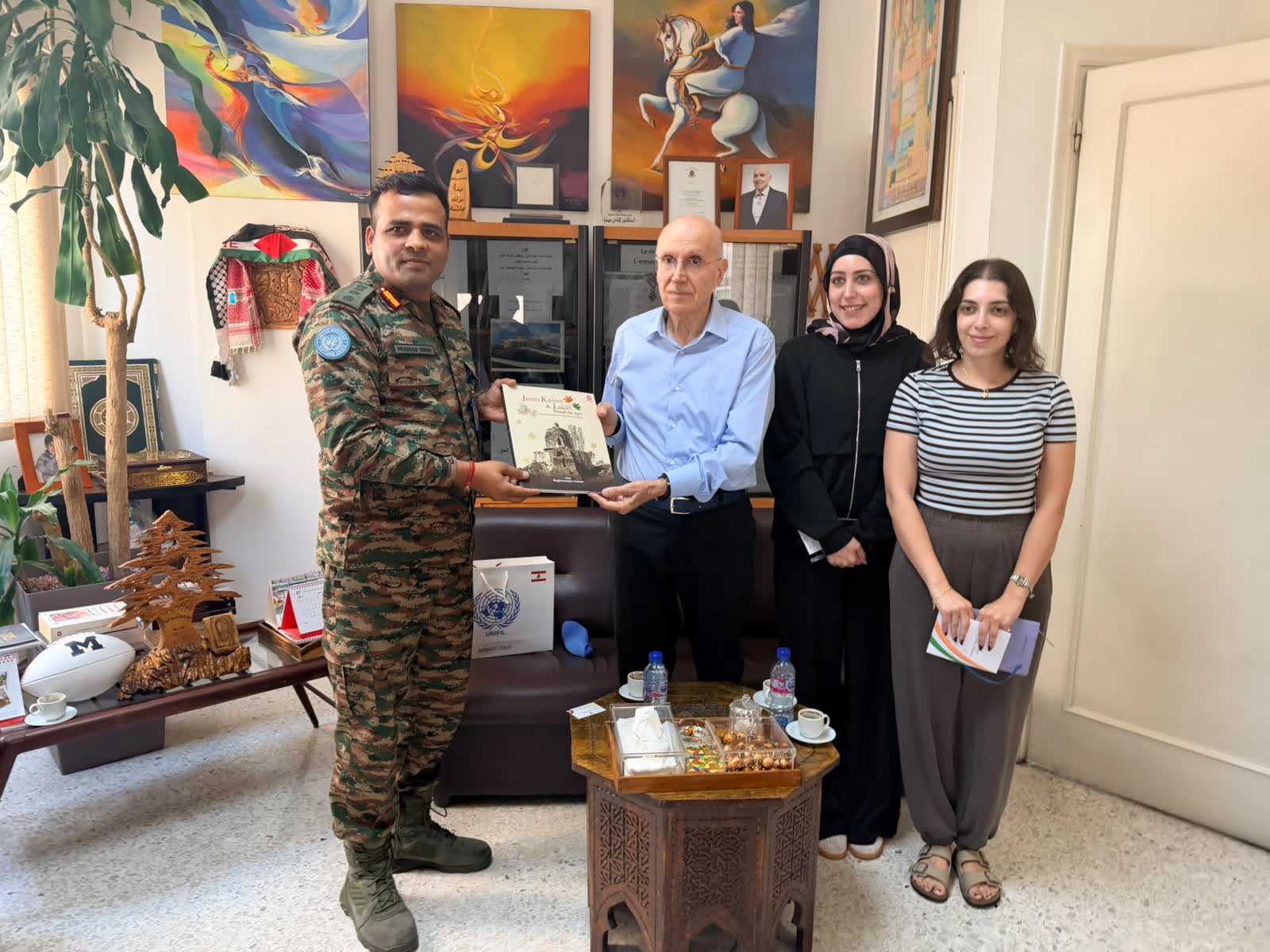 وفد من الكتيبة الهندية في «اليونيفيل» يزور مؤسسة عامل لبحث تعزيز التعاون في جنوب لبنان