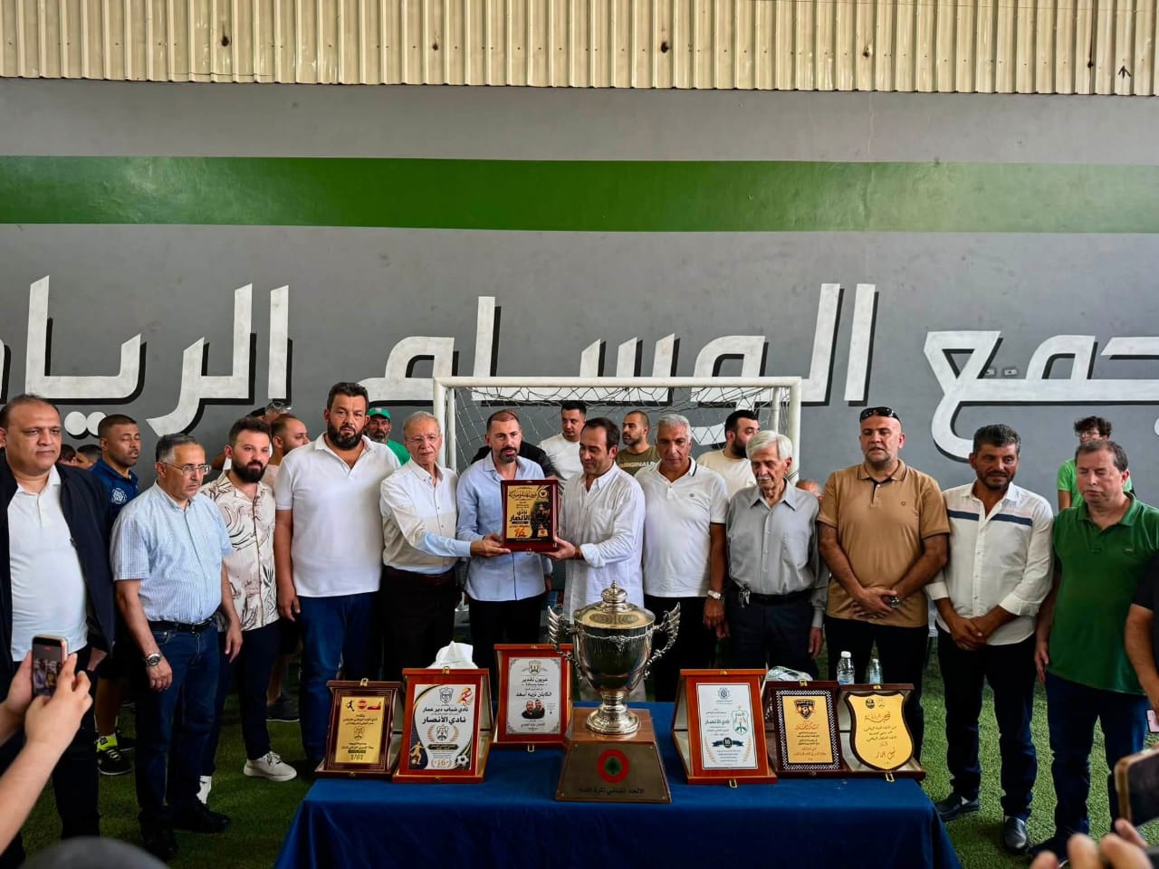 فريق نادي الأنصار الرياضي في المنية ضيفًا عزيزًا على دير عمار-المنية