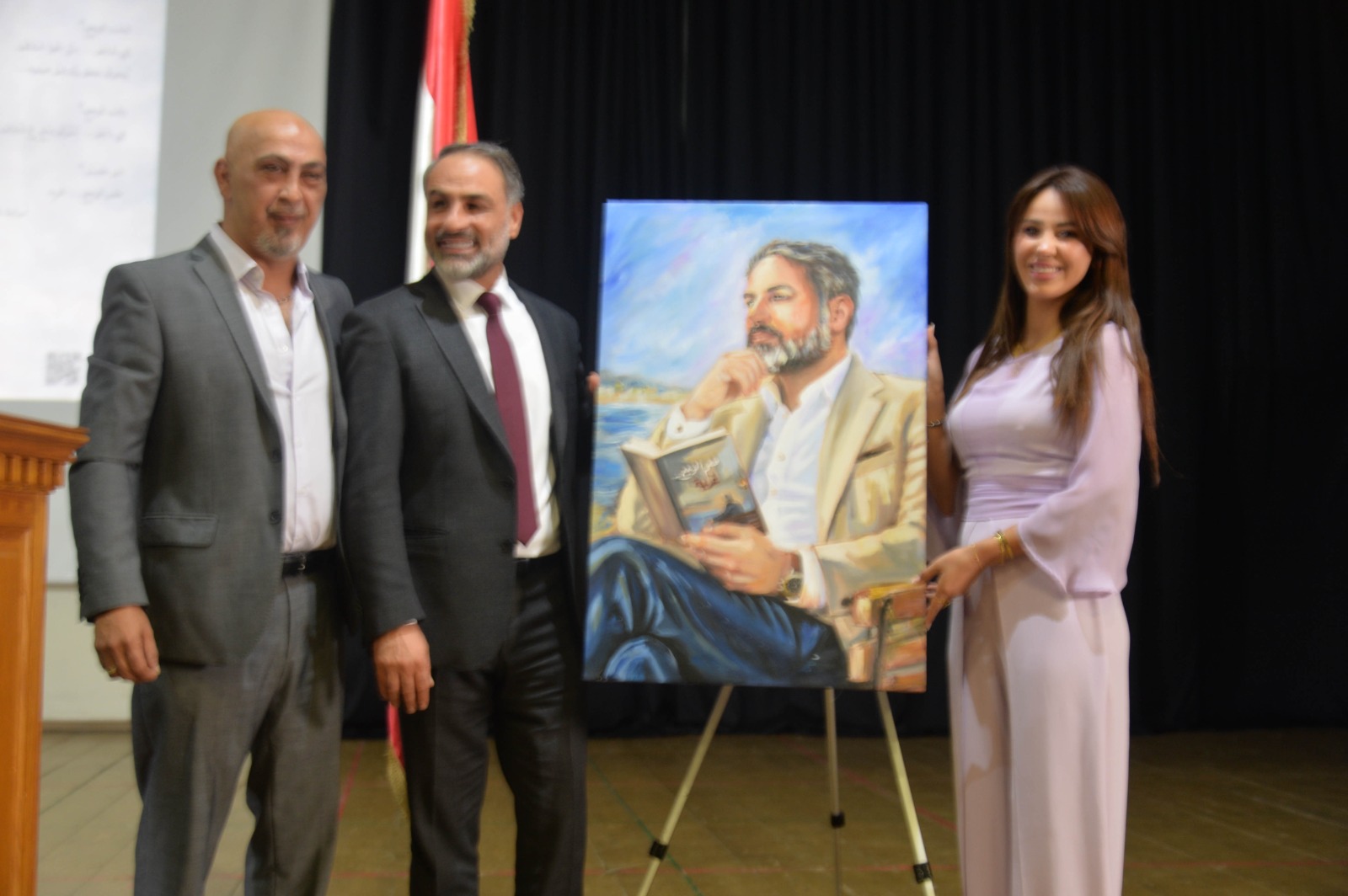 جمعية هونين الخيرية تشارك في حفل توقيع كتاب طعم الوجع… غربة للشاعر أسامة أحمد شحرور.