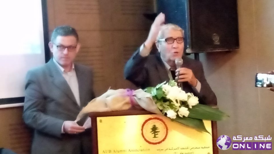  أبو سليم صلاح تيزاني يكرم في بيروت  